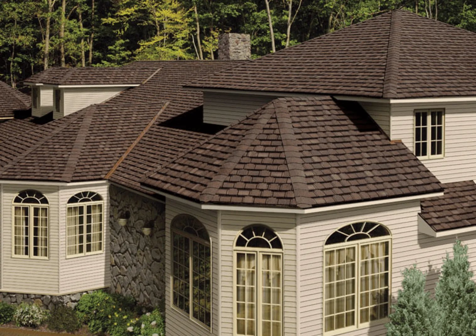 Large House | Camelot Shingles | Berkeley Exteriors